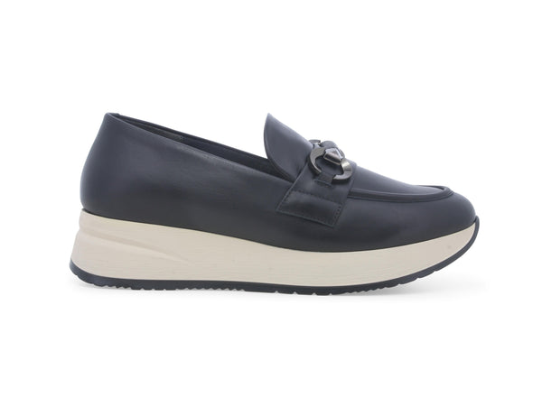 Melluso Mocassini Donna in Pelle con Accessorio Catena Nero R25077-239848